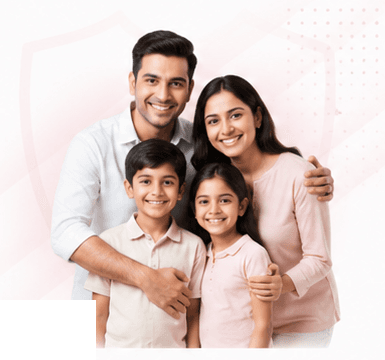 Family protected with insurance guidance